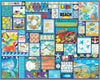 White Mountain 1000 Piece Jigsaw Puzzle Beach Life Collage, Seas the Day