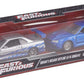 Fast & Furious Brian's Nissan Skyline GT-R R34 Silver & Nissan GT-R R34 Blue 1:32 Die - cast Car, Toys for Kids and Adults