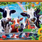 MasterPieces - 300 Piece Jigsaw Puzzle, Large EZ Grip Shapes, Moo Love, Fun for Adults, Seniors, Family, Kids, Matte Finish, 18"x24