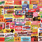 White Mountain 1000 Piece Jigsaw Puzzle Nostalgic Labels, Candy Wrappers