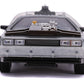 Jada Back to The Future Part III 1:24 Time Machine Die-cast Car Light Up Feature, Toys for Kids and Adults