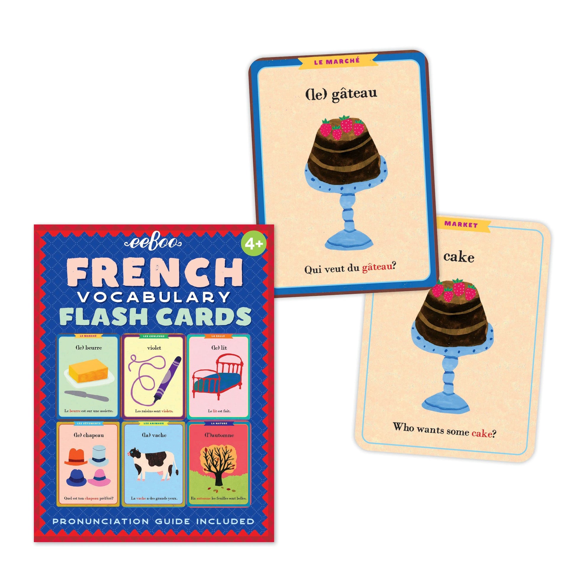 eeBoo: French Vocabulary Flash Cards, Learn French, Imaginative Problem Solving, Educational Games that Cultivates Conversation, Socialization,