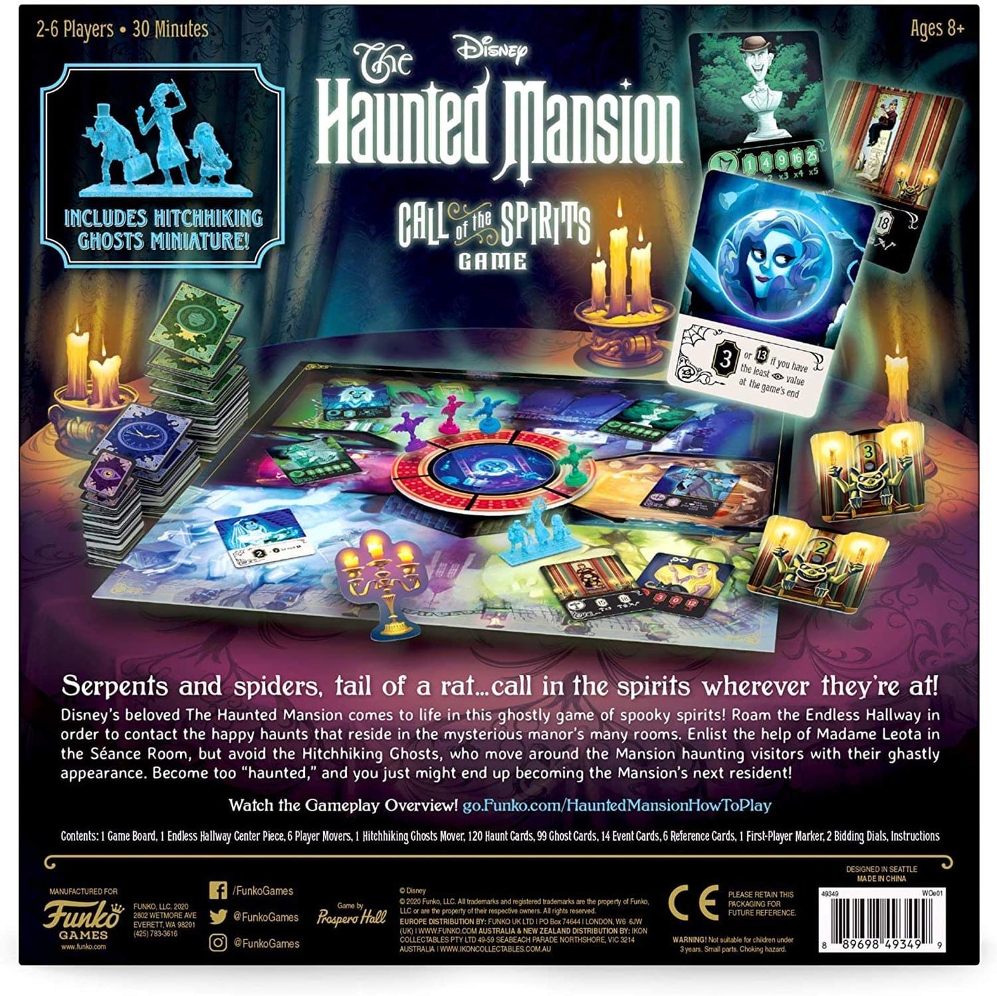 Funko Disney The Haunted Mansion - Call of The Spirits Board Game