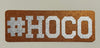 6" #HOCO Homecoming Mum Placard Centerpiece (Orange)
