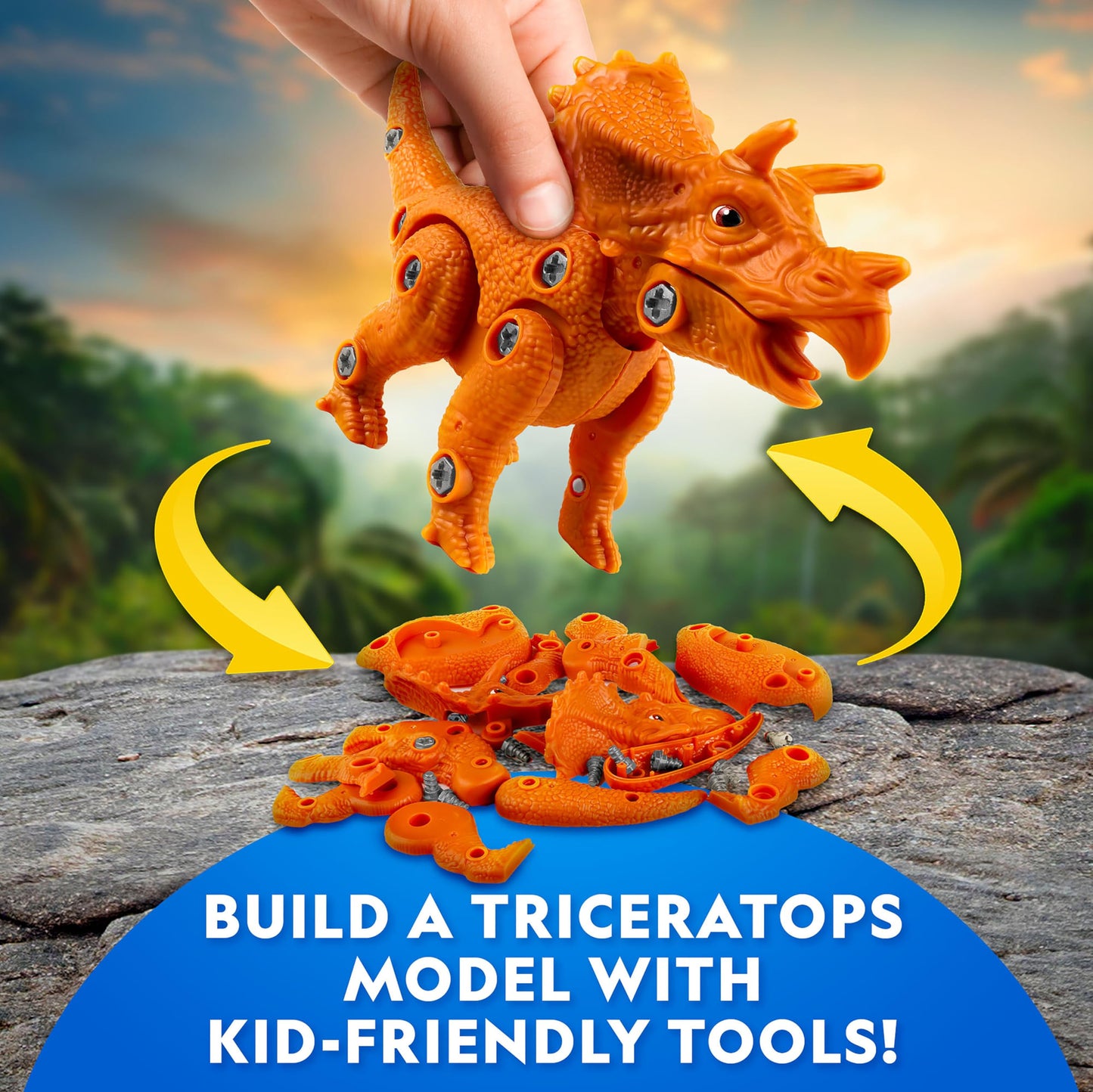 National Geographic Ultimate Dinosaur Toy Activity Kit with 5 Projects