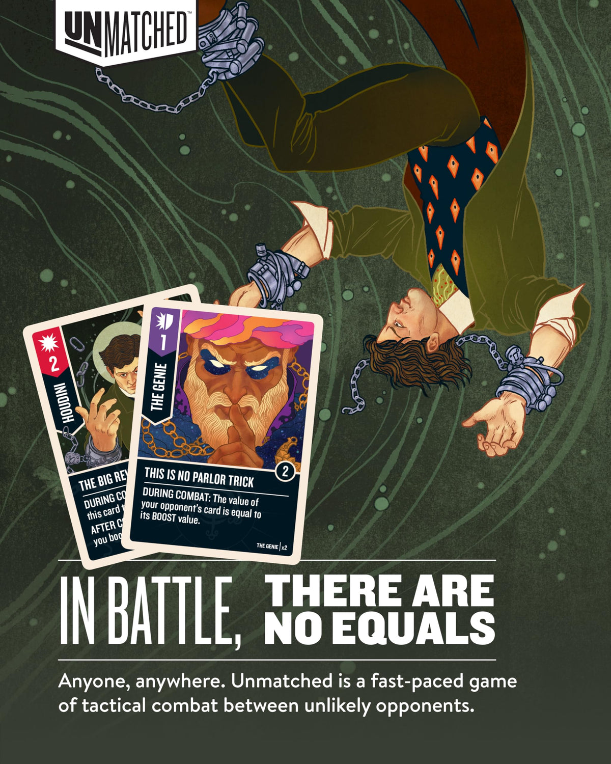 Restoration Games Unmatched Houdini vs The Genie