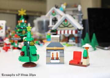 LEGO Holiday Mini Build Set - Living Room with Xmas Tree and Santa Claus Minifigure (Advent Calendar 60155)