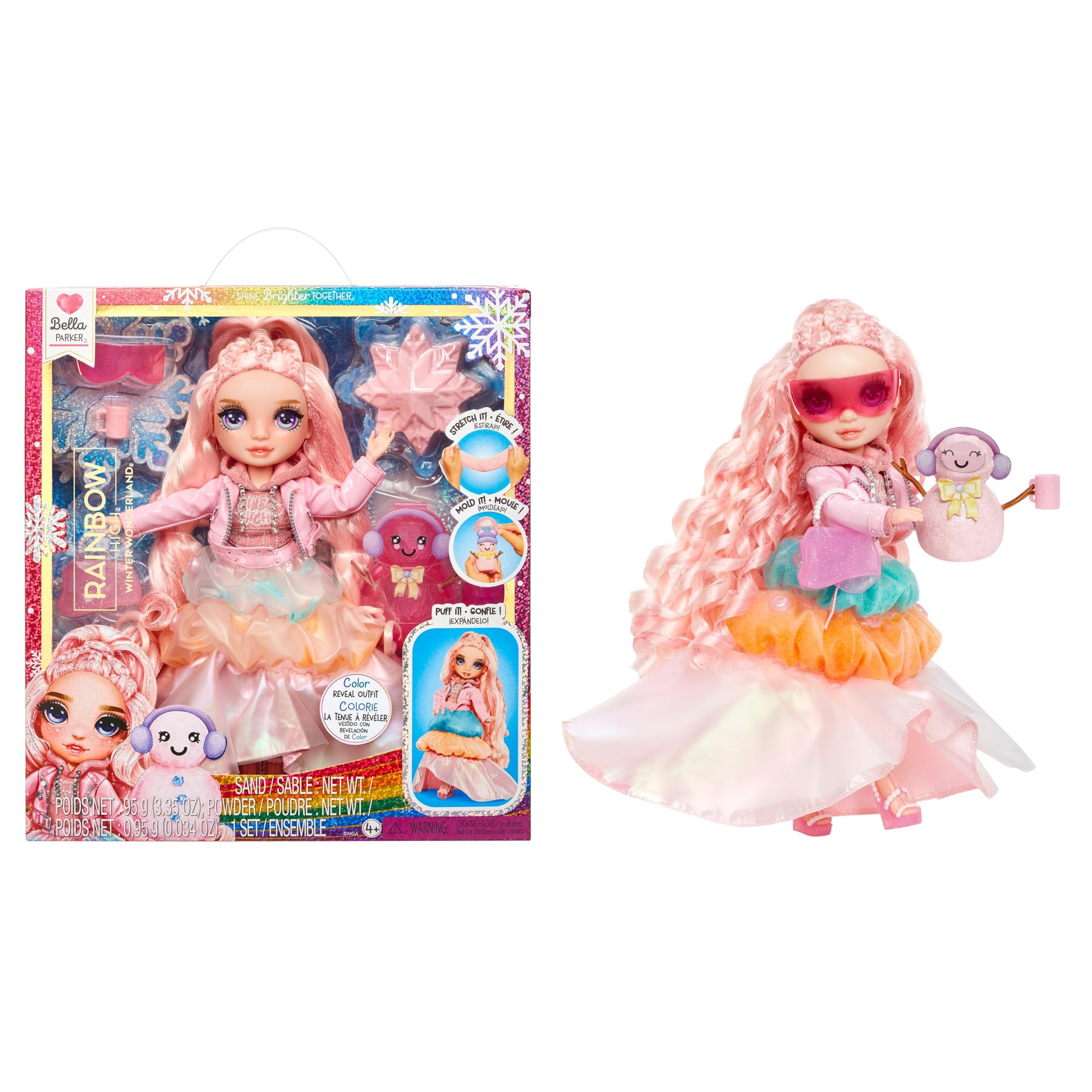RAINBOW HIGH Winter Wonderland Doll- Pink