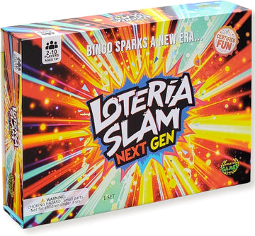Wreathy Games Lotería Slam Next Gen - Premium Mexican Bingo Card Game, 55 Card Deck, Deluxe Gamebox, Satchel with 100 Tokens, 10 Tablets, Champion's