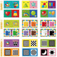 teytoy My First Soft Book, 6 PCS Nontoxic Fabric Baby Cloth Books Early Education Toys Activity Crinkle Cloth Book for Toddler, Infants and Kids