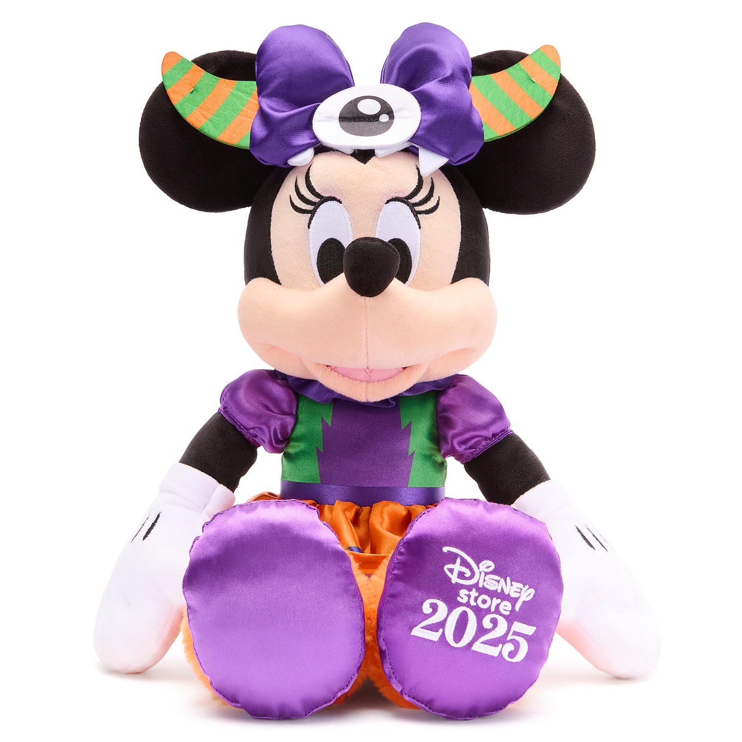 Disney Store Official Minnie Mouse Halloween Plush - Disney Halloween Stuffed Animal with Embroidered Features, Detailed Plush Sculpting, Satin Print