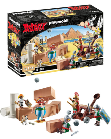 Playmobil 71268 Asterix: Numerobis and The Battle of The Palace - with Five Characters and Accessories - The Adventures of Obelix - History