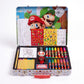 Innovative Designs Mario Brothers Super Mario Deluxe Activity Set with Carrying Tin, Coloring Sheets, Tattoos, Stickers, & Art Supplies