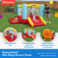 Fisher-Price Bouncemania Inflatable Mega Bouncer Bouncy House with 50 Play Balls, Multicolor