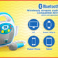 eKids Mother Goose Club Karaoke Machine for Kids with Microphone and Built-in Nursery Rhymes