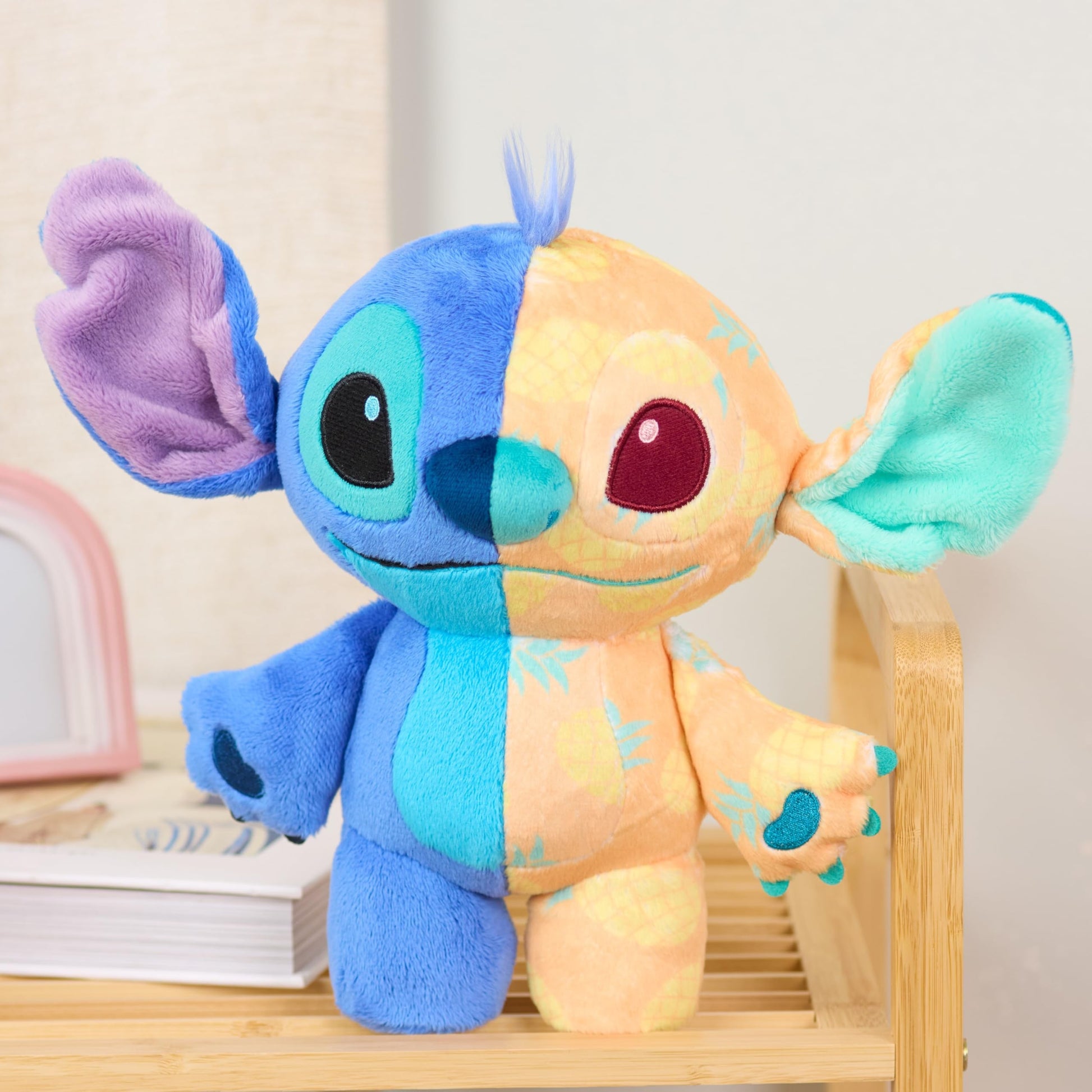 HAPPY HAUL Disney Stitch Remix’d Plush, Two-Toned Character Collectible Toy