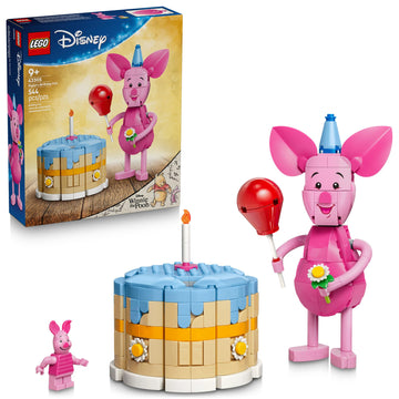 LEGO Disney Piglet's Birthday Fun Building Toy - Winnie The Pooh Toy for Girls & Boys, Ages 9+ - Gift for Birthdays - Kids Room Decor - 43305