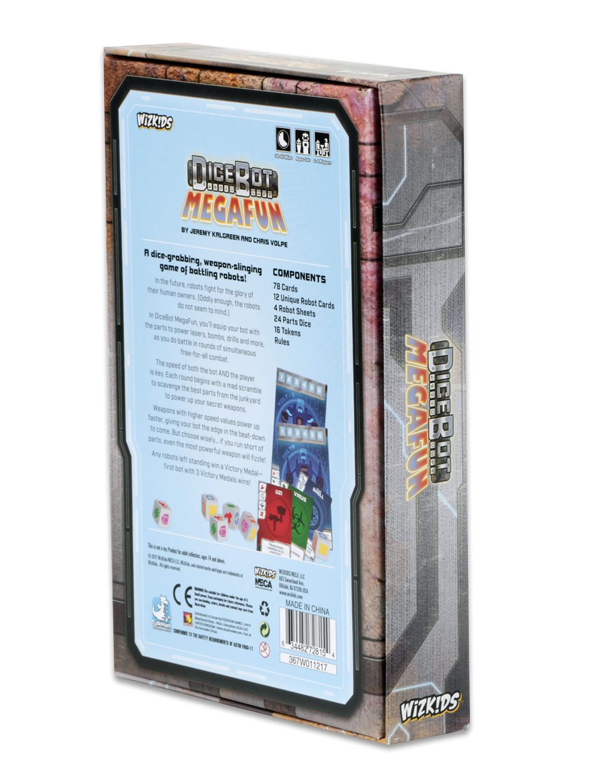 WizKids 72815 Dicebot MegaFun Board Game