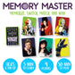 AQUARIUS Beetlejuice Memory Master Card Game, 108 Card Matching Game for 4 Players, Ages 6+, Family Party Gift for Kids, Teens, and Adults