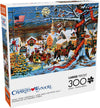 Buffalo Games - Charles Wysocki - Small Town Christmas - 300 Piece Puzzle