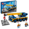 LEGO City Great Vehicles Mobile Crane Truck Toy Building Set 60324 - Construction Vehicle Model, Featuring 2 Minifigures with Tool Toys Kit and Road