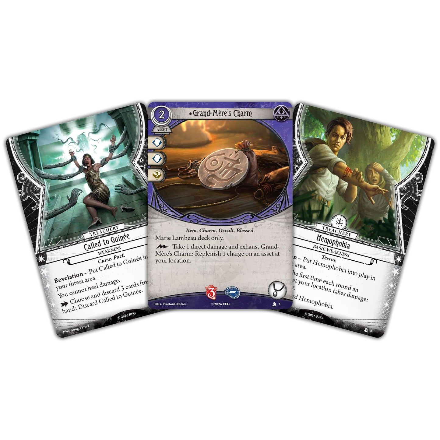 Asmodee Arkham Horror: The Card Game Marie Lambeau Investigator Deck - Mystic Role Deck with Spell & Spirit Abilities, Ages 14+, 1-4 Players, 45+ Min