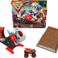 Monster Jam, Official Bakugan Dragonoid Stunt Dial Playset with Exclusive 1:64 Scale Dragonoid Die-Cast Monster Truck