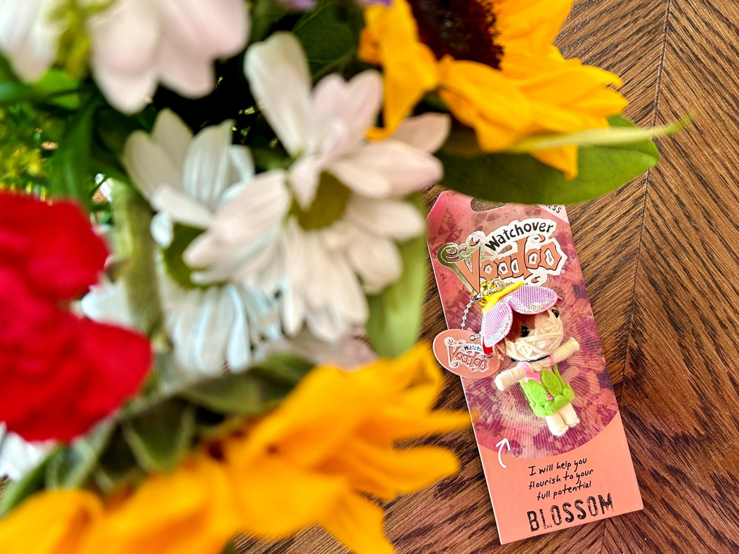 Watchover Voodoo 3-Inch Blossom - Handcrafted Gift to Bring Good Luck and Positivity Everywhere You Go