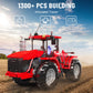Mould King 17082 Tractor Building Blocks Set, RC High-Tech Tractor Toy, Realistic Engineering Toy with Motorized Functions, Creative Gift Collectors