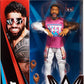 Mattel WWE Elite Action Figure & Accessories, Series #124 Set, 6-inch Collectible Jey USO with 25 Articulation Points & Swappable Hands