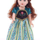 Little Adventures Scandinavian Princess Coronation Doll Dress - Doll Not Included - Machine Washable Child Pretend Play and Party Doll Clothes with No
