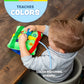 Buckle Toys - Buster Square - Learning Activity Toy - Develop Fine Motor Skills and Problem Solving - Easy Travel Toy - Educational Classroom Must