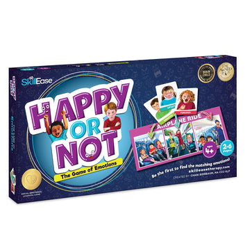 SkillEase Happy or Not, Bingo Emotions and Feelings Activity for Social Skills, Social Emotional Learning Activities, Therapy and Counseling Game