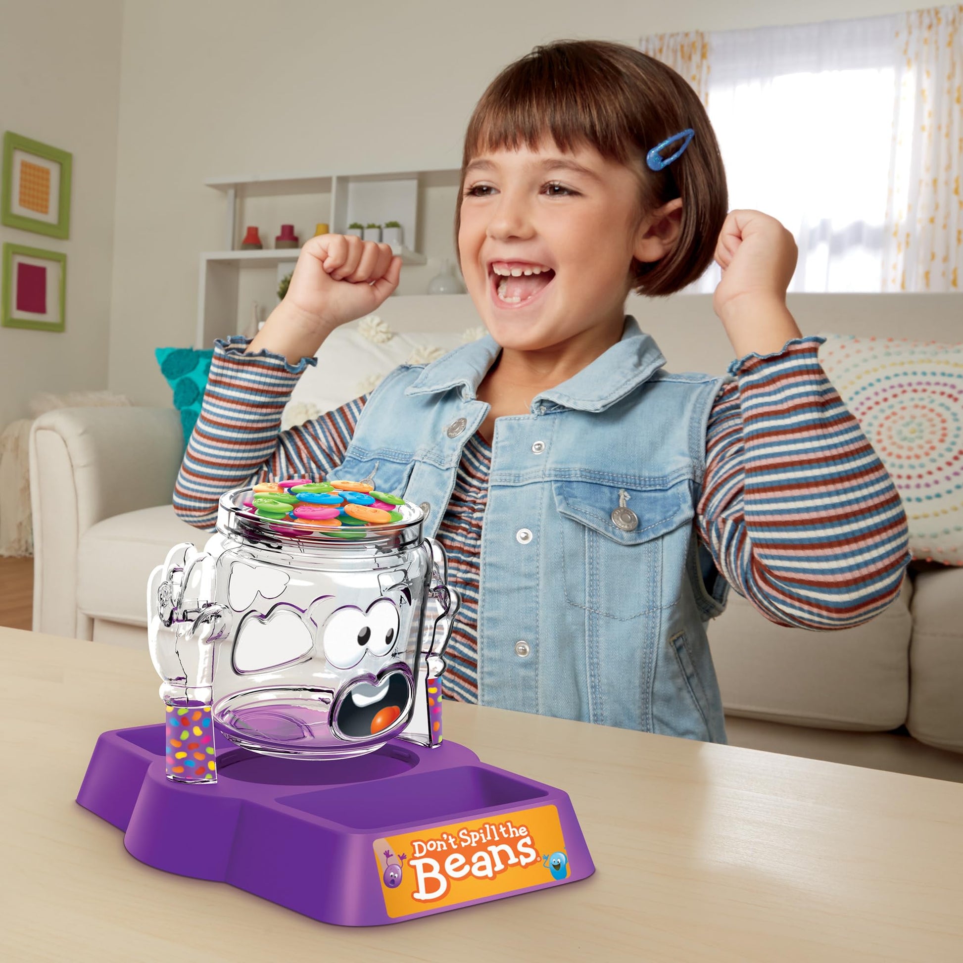Hasbro Gaming Don't Spill The Beans Game for Kids, Easy and Fun Balancing Game for Children Ages 3 and Up, Easter Gifts for Boys and Girls, Preschool