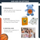 DolliBu Baby Blue Bear Stuffed Animal with Basketball Plush - Soft Huggable Blue Bear, Adorable Playtime Plush Toy, Cute Wildlife Gift, Personalized