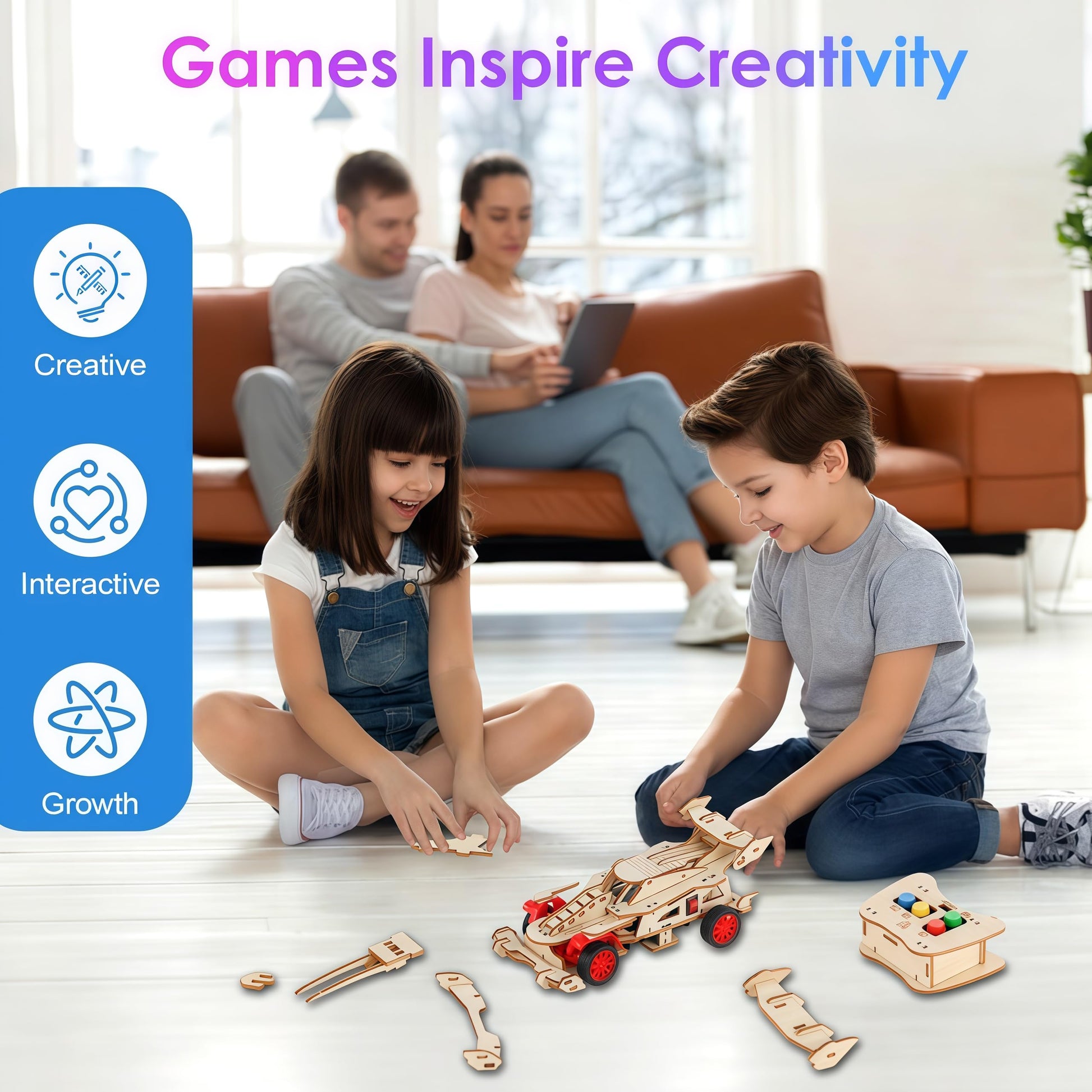 STEM Toys for Boys 8-12, Remote Control F1 Car STEM Building Kit for Kids, 3D Puzzle Science Kits Gift for Boys & Girls Age 8-14 | Birthday Gift Ideas