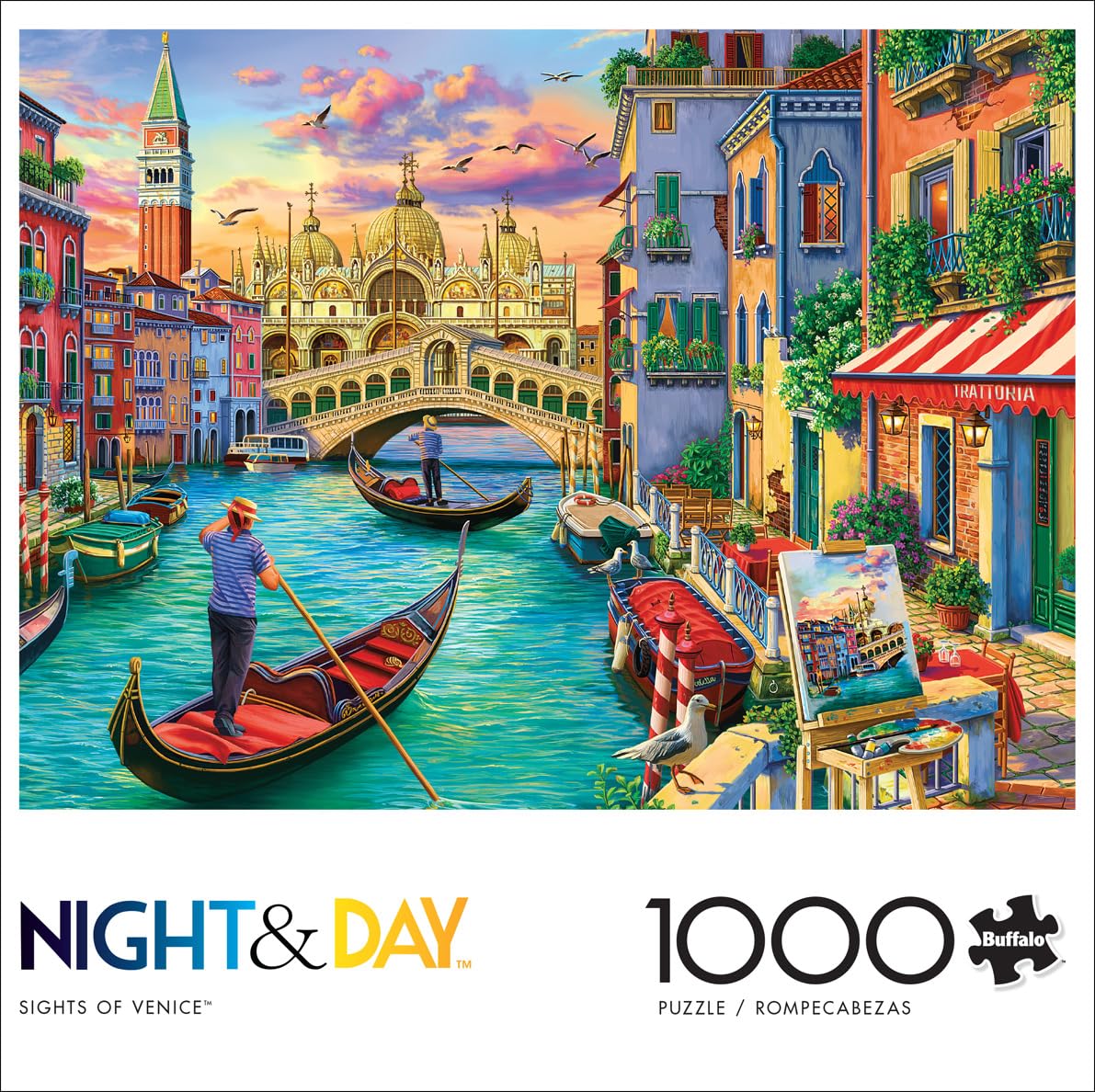 Buffalo Games - Sights of Venice - 1000 Piece Jigsaw Puzzle for Adults