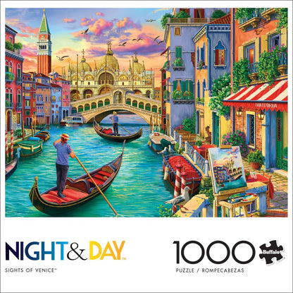 Buffalo Games - Sights of Venice - 1000 Piece Jigsaw Puzzle for Adults