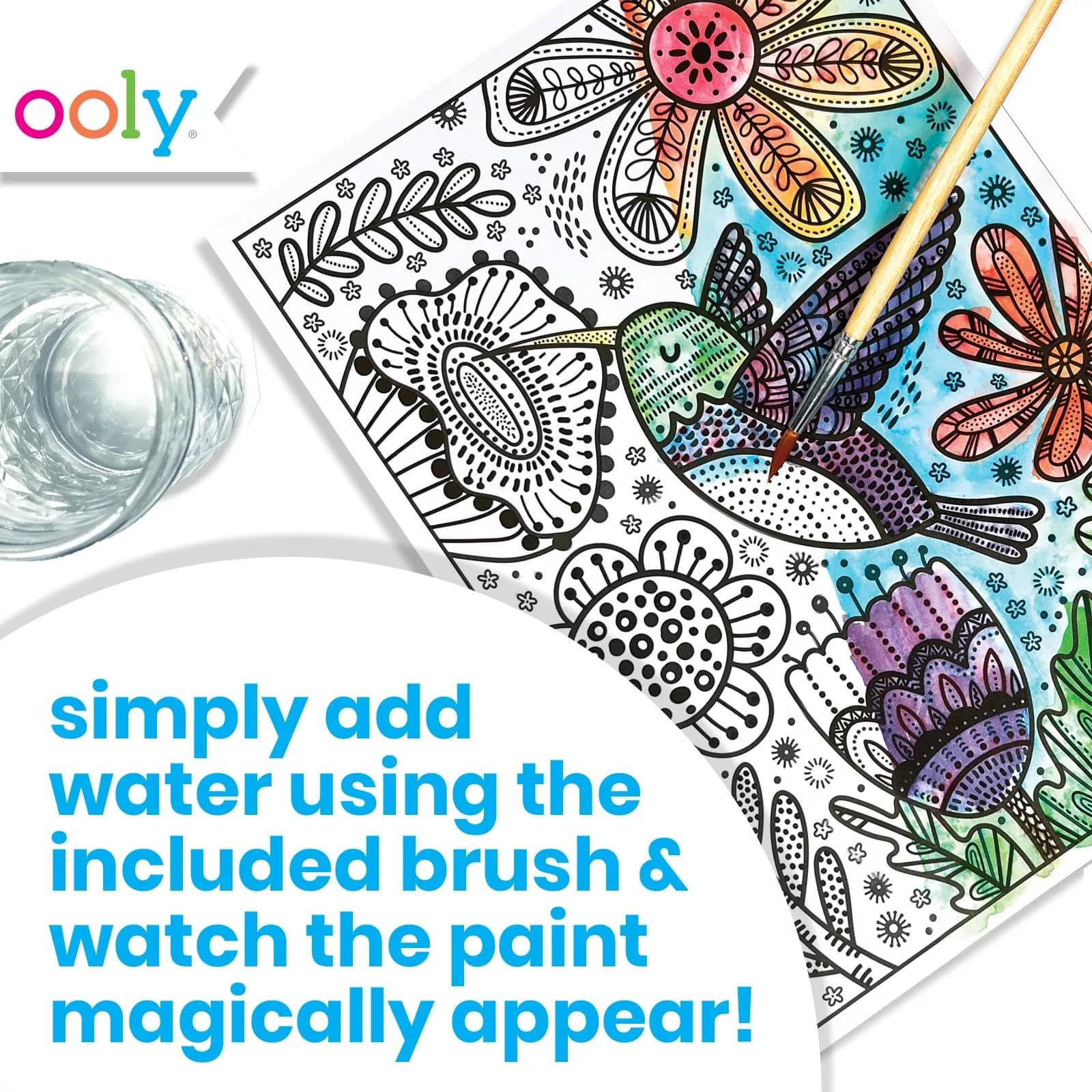 Magic Ocean Paint Sheets with Hidden Colors by Ooly