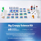 Discovery™ Big Creepy Science Lab - 65 Experiments STEM Kit for Kids| Slime, Reactions, Crystals & Gross Science| Educational Learning Project