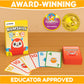 Kakooma Numskill - Math Card Game for Grades K-3 - Build Number Bonds, Color Patterns & Sequences - Fun for Home or Class