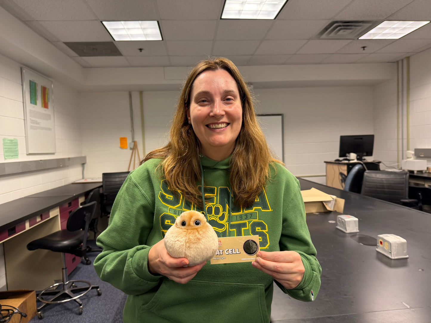 GIANTmicrobes Fat Cell Plush, Biology Gifts, Science Teacher Gifts, Nerdy Science Gifts, Biology Decor, Gifts for Nutritionist, Fitness Trainer Gifts