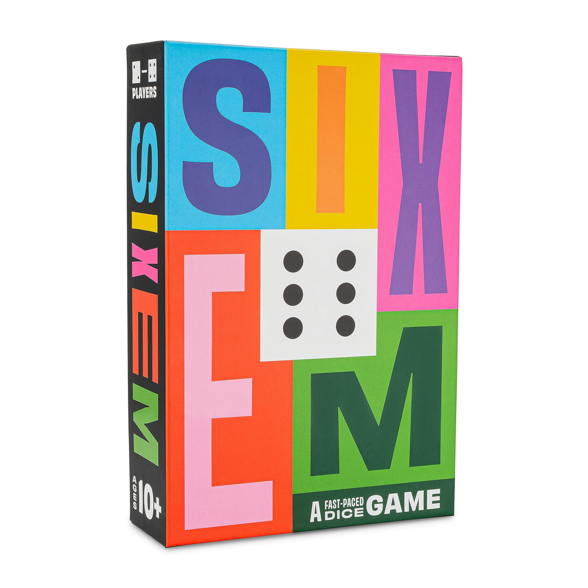 Hootenanny Games Sixem Dice Game, Speed, Strategy & Sabotage, 2-4 Players