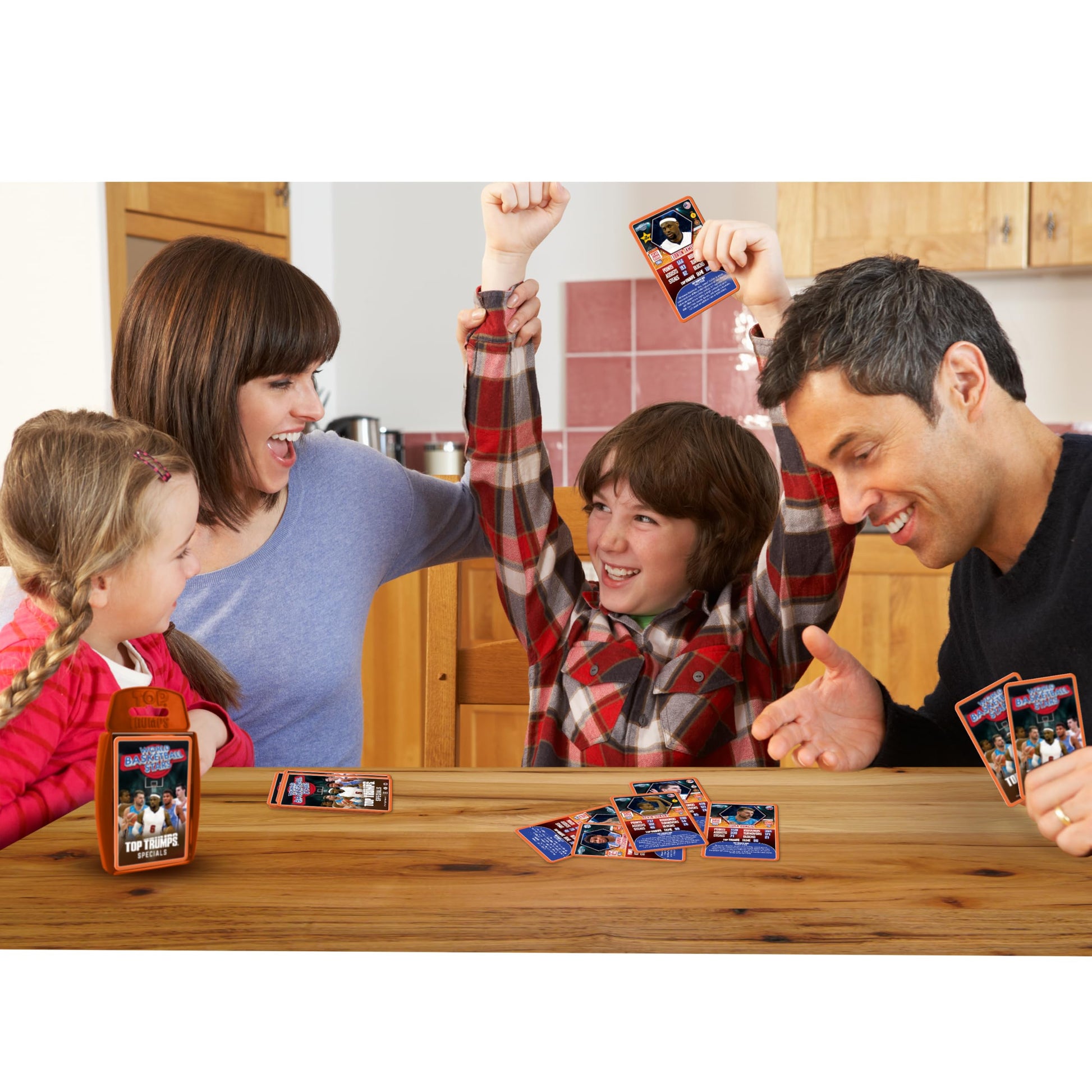 Top Trumps Card Game World Basketball Stars - Family Games for Kids and Adults, 2+ Players, 6+ Years Old