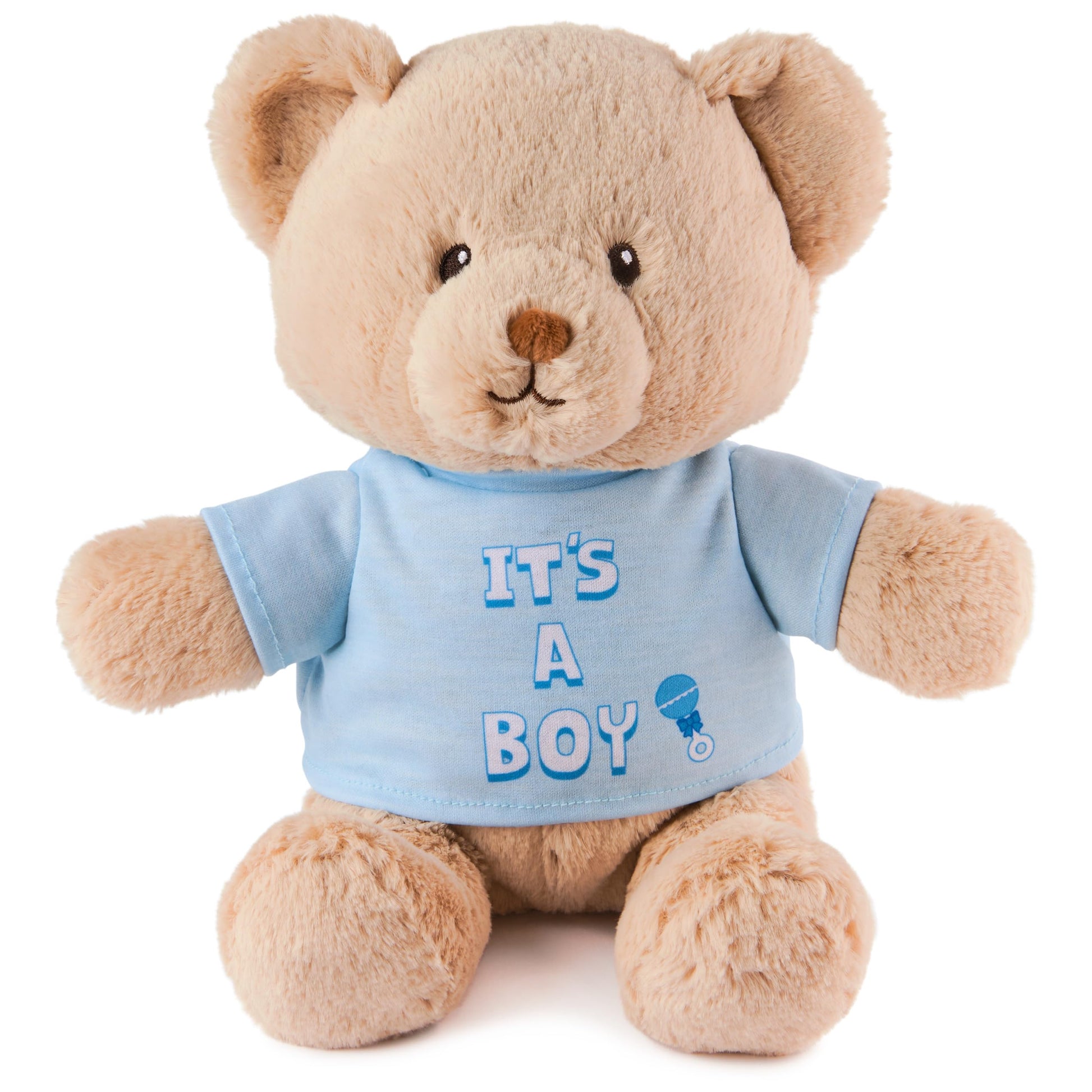 GUND “It's a Boy” 12-Inch Sustainable Message Bear with T-Shirt, Ages 1+