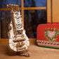 UGEARS Hurdy-Gurdy Musical Instrument 3D Wooden Puzzles for Adults - Wooden Model Kits for Adults Medieval Hurdy Gurdy Instruments Folk Instruments
