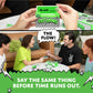 Exploding Kittens Fast Friends Party Game - Speed-Guessing Card Game with Timer, Life Tokens & Card Holder, Family Game Night, Ages 7+, 2-8 Players