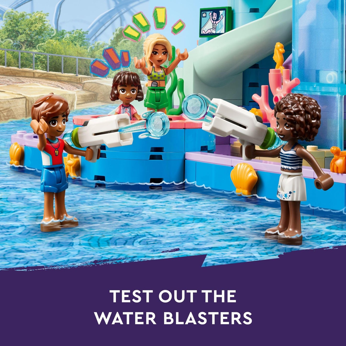 LEGO Friends Heartlake City Water Park Building Toy - Pretend Play Toy Figures & Playsets for Girls & Boys, Ages 8+ Years - Gift for Kids W/Mini-Dolls