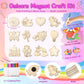 12 DIY Unicorn Wooden Magnets - Arts Crafts Painting Kits For Kids, Creative Art Supplies Paint Gift For Birthday Party Favors Family Easter Crafts