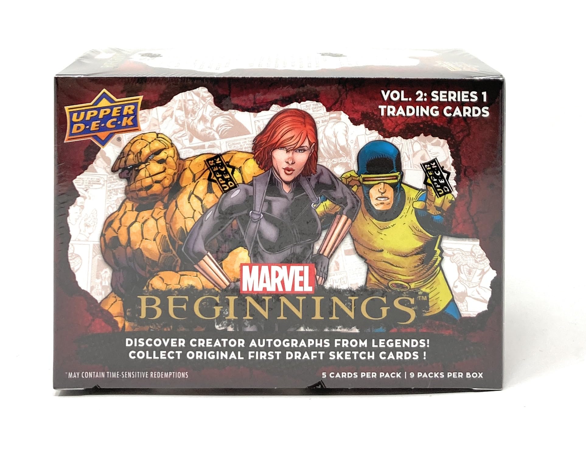 Upper Deck Marvel Beginnings Volume 2: Series 1 Trading Card Blaster Box